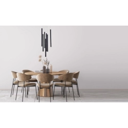 Lungo 7 czarna lampa wisząca LP-894/7P BK Light Prestige - zdjęcie produktu